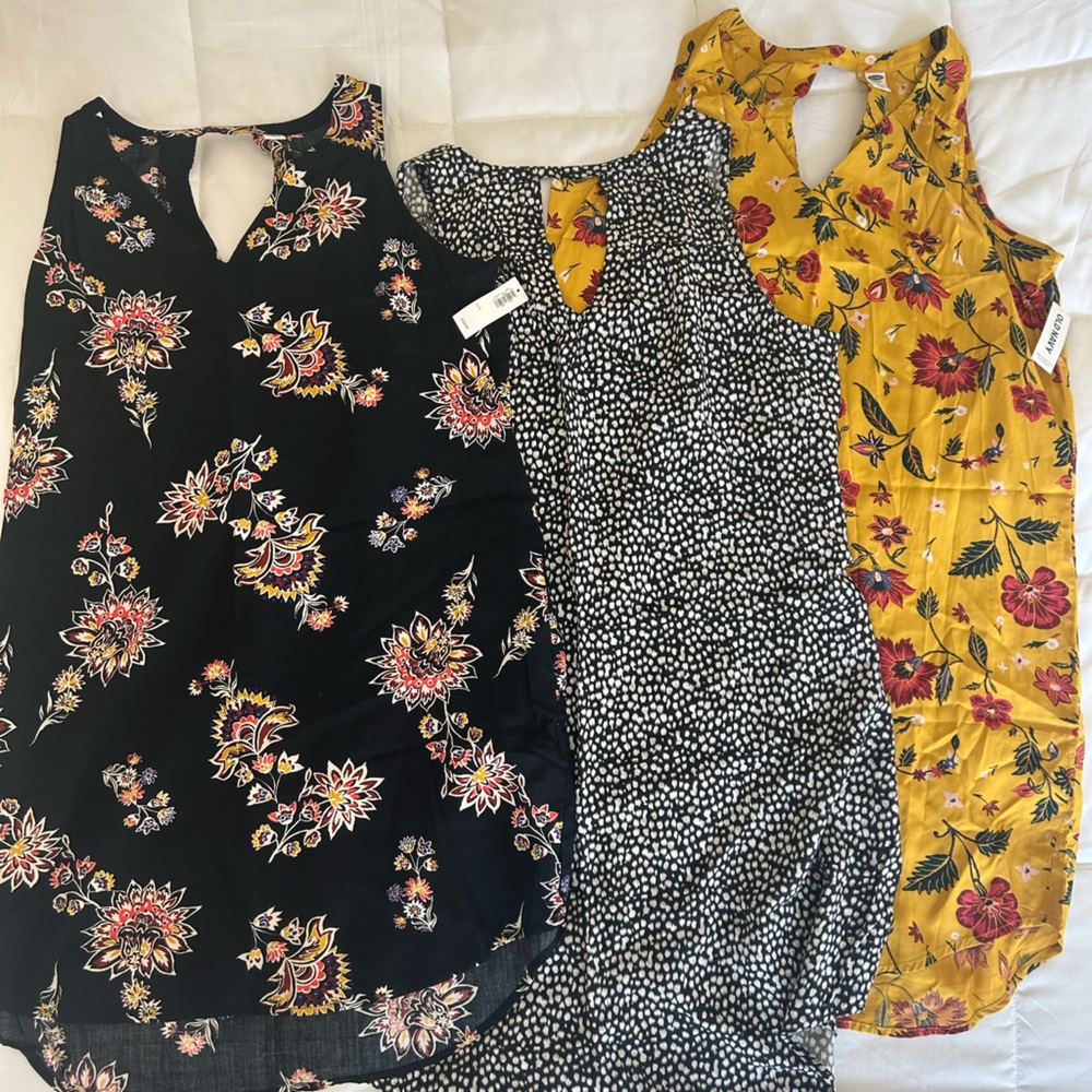 NEW Old Navy Dresses Large, Lot of 3